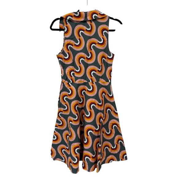 Mod Cloth ‘Mod Well’ Rainbow Dress Size 4 - Picture 3 of 6